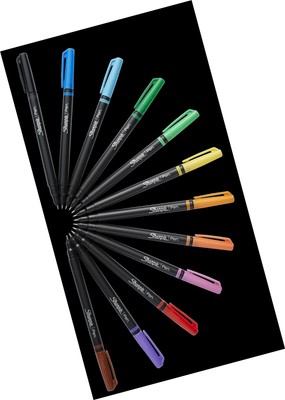 Sharpie Art Pens, Fine Point, Contrasted Colors, Hard Case, 12 Pack (1982057) 4
